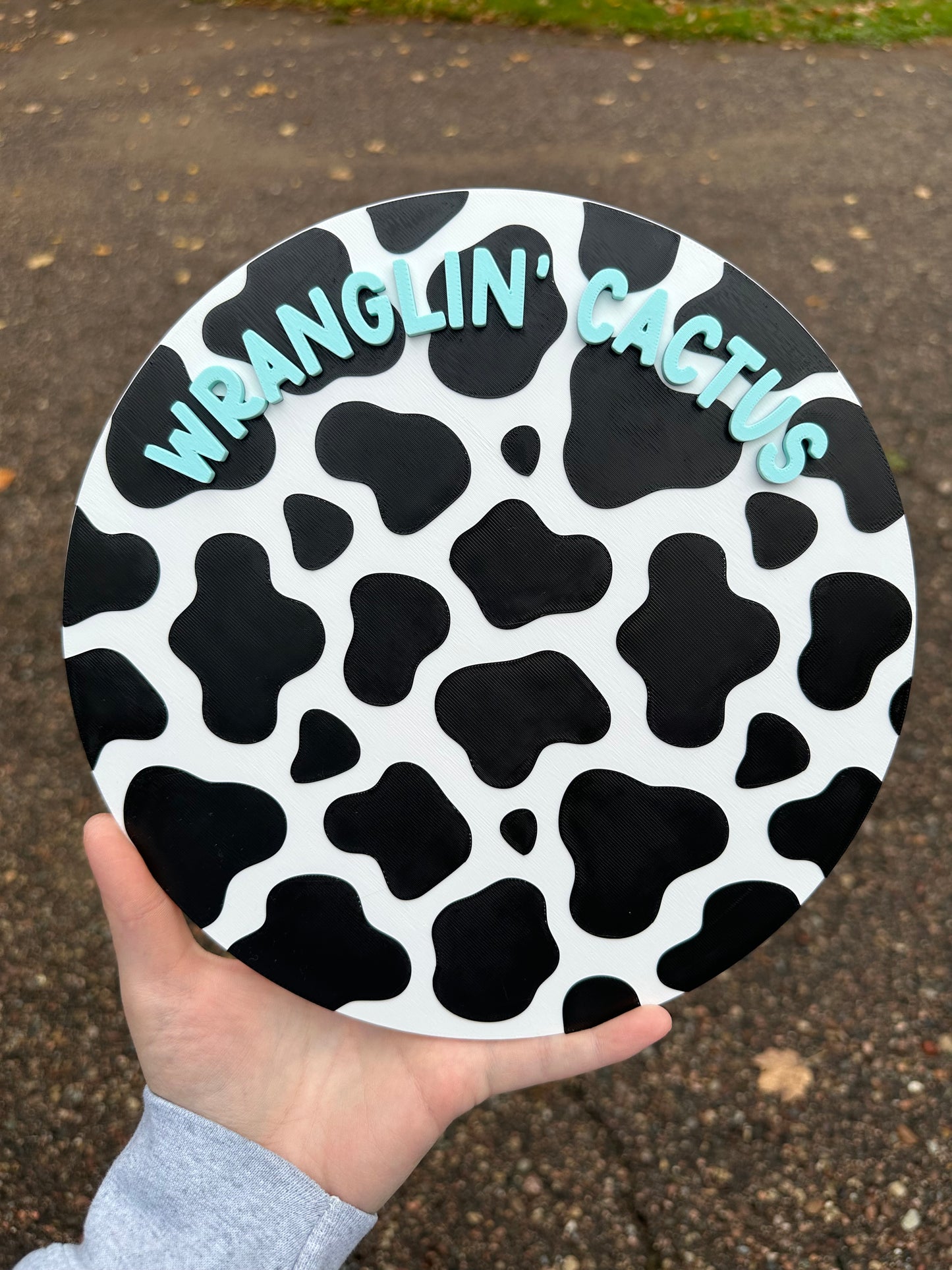 Custom Business Name Round