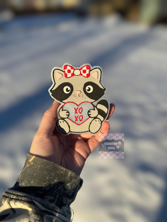 XOXO Raccoon Freshie Mold