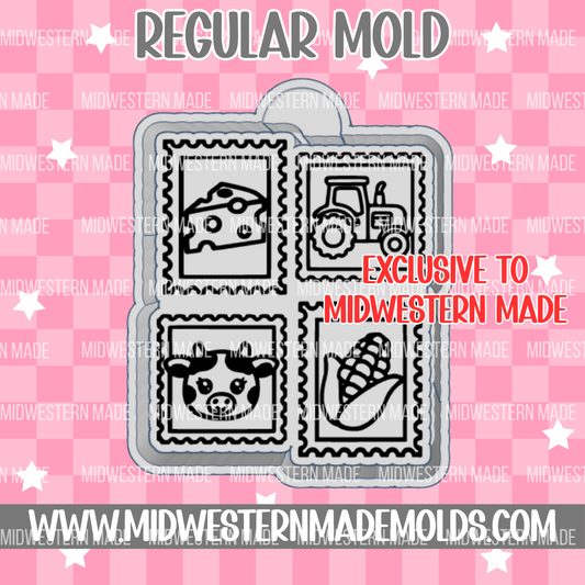 Midwestern Stamp Freshie Mold - MIDWESTERN MADE EXCLUSIVE