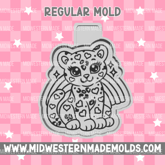 LF Leopard Rainbow Freshie Mold