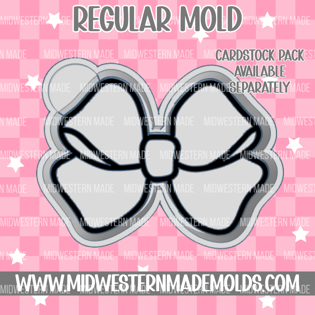 Plain Bow Freshie Mold