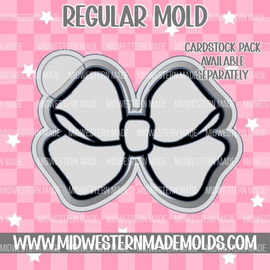 Plain Bow Freshie Mold