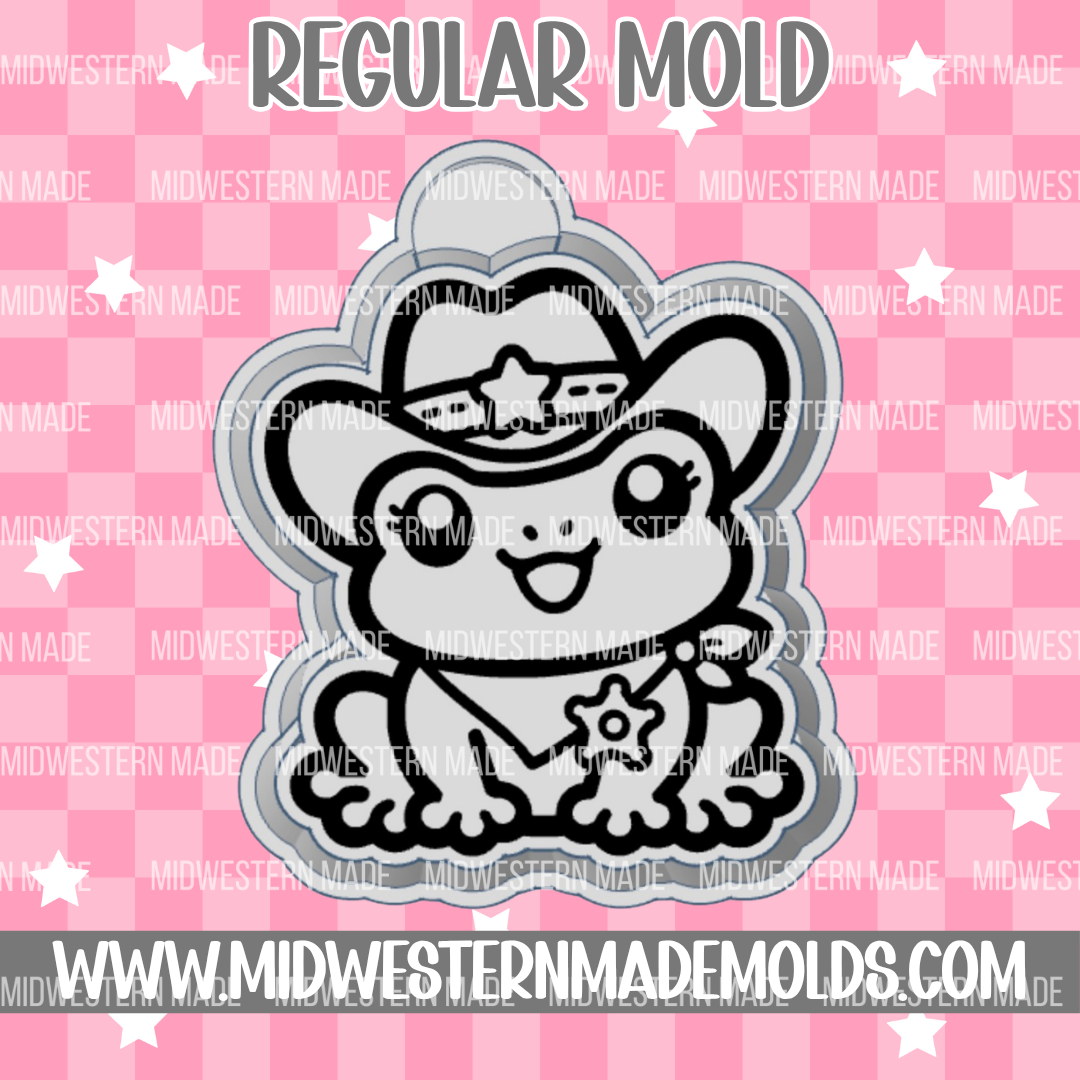 Cowboy Frog Freshie Mold