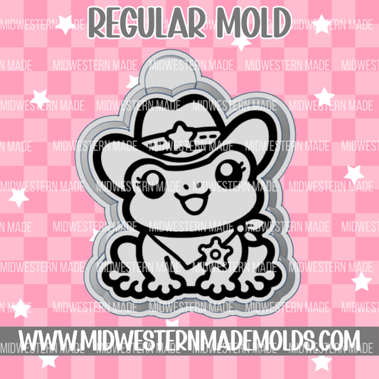 Cowboy Frog Freshie Mold