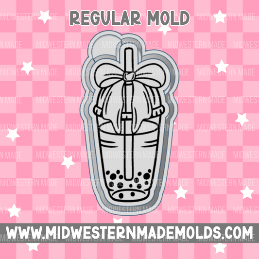 Boba Tea Bow Freshie Mold