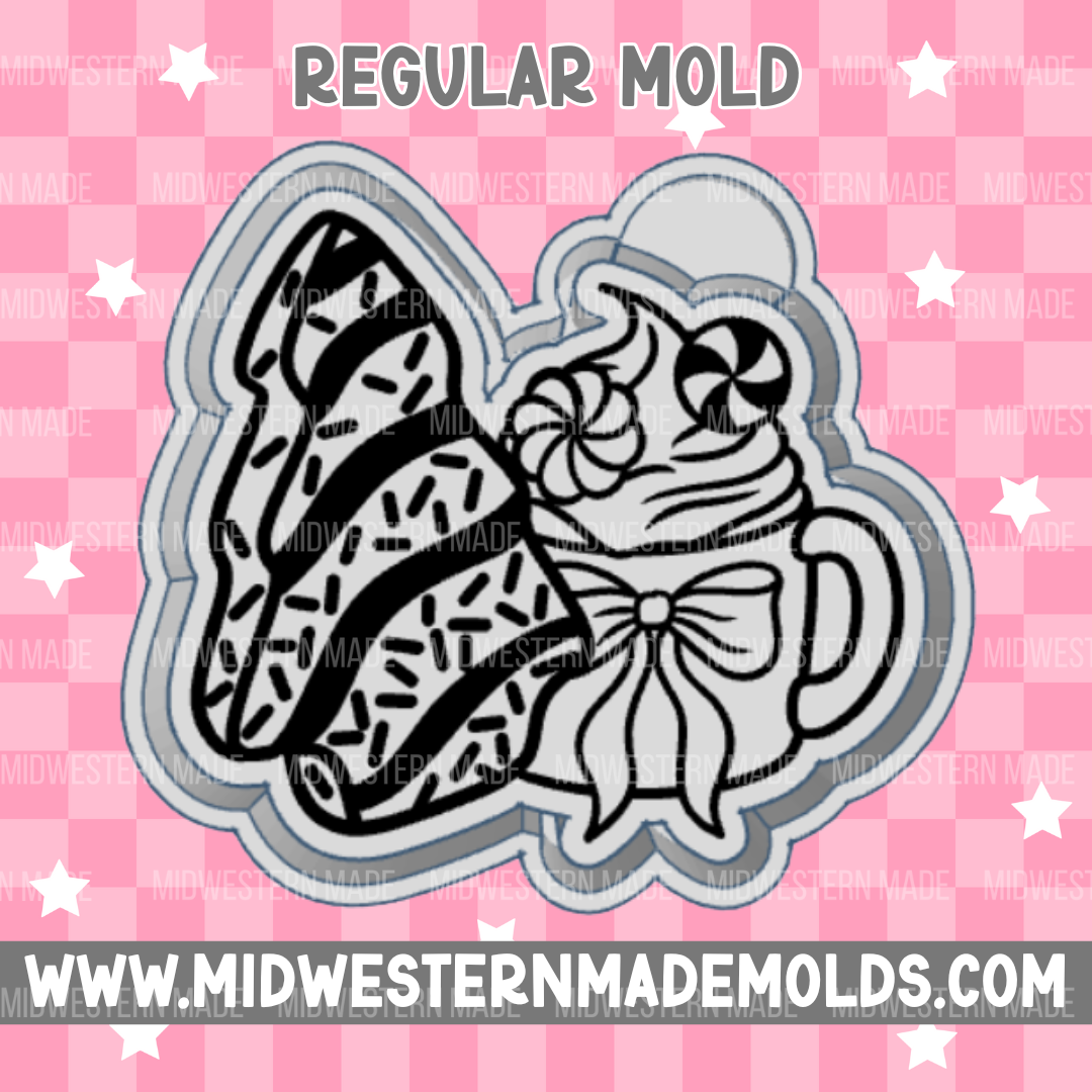 Christmas Cake Cocoa Freshie Mold