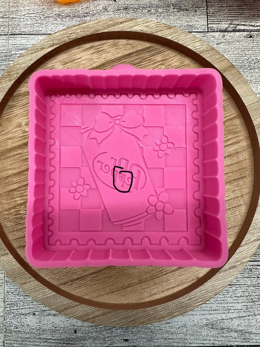 Dr P Checkered Stamp - B GRADE MOLD