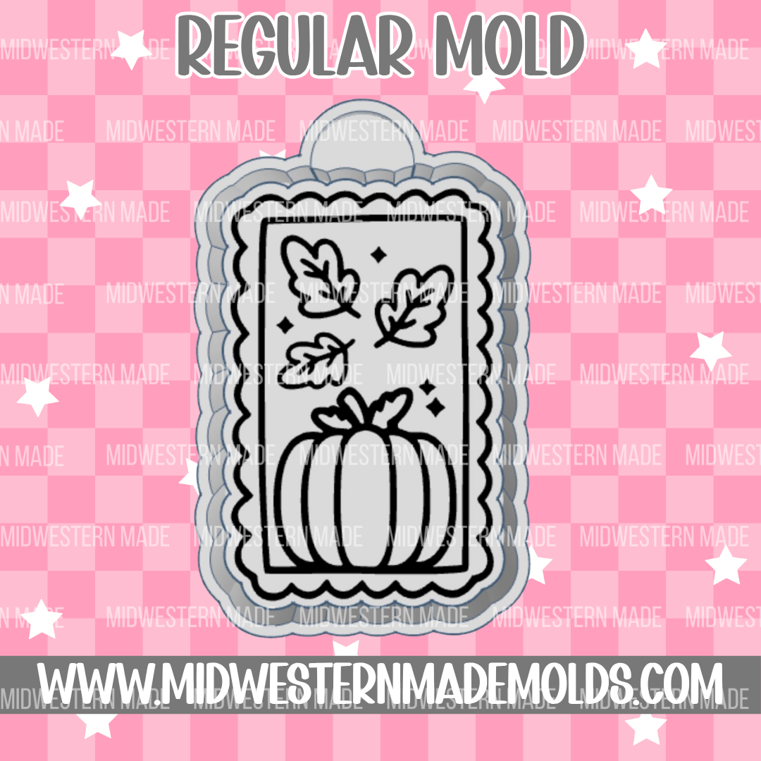 Tall Pumpkin Stamp Freshie Mold