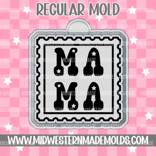 Western Mama Stamp Freshie Mold