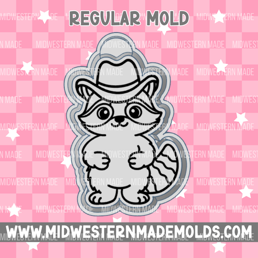 Western Raccoon Freshie Mold