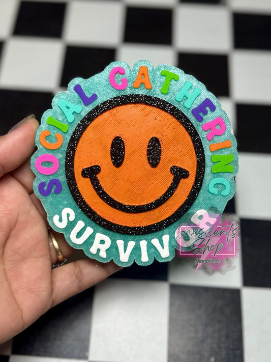 Social Gathering Survivor Freshie Mold