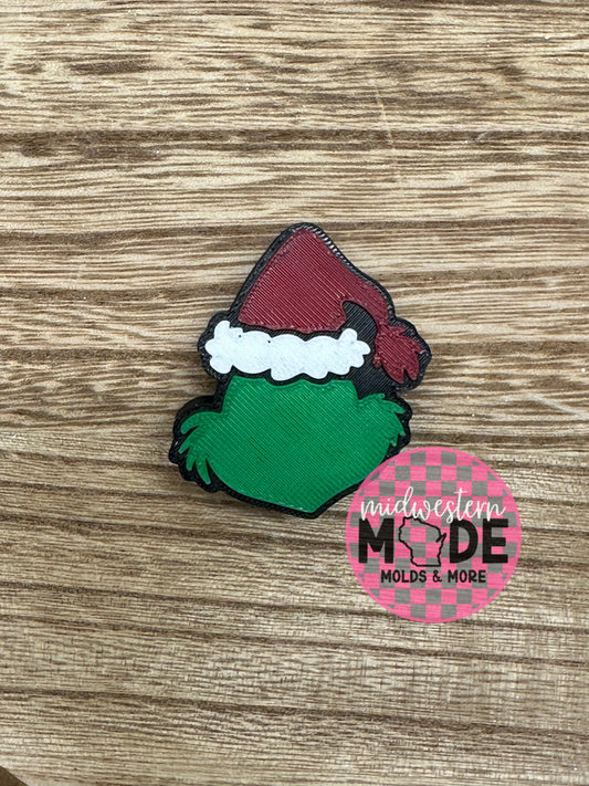 Green Guy Straw Topper