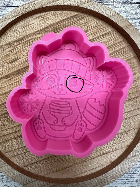 Winter Raccoon #1 - B GRADE MOLD