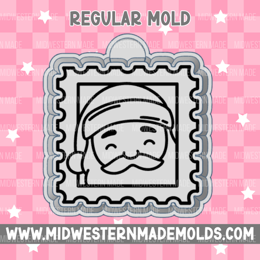 Santa Stamp Freshie Mold