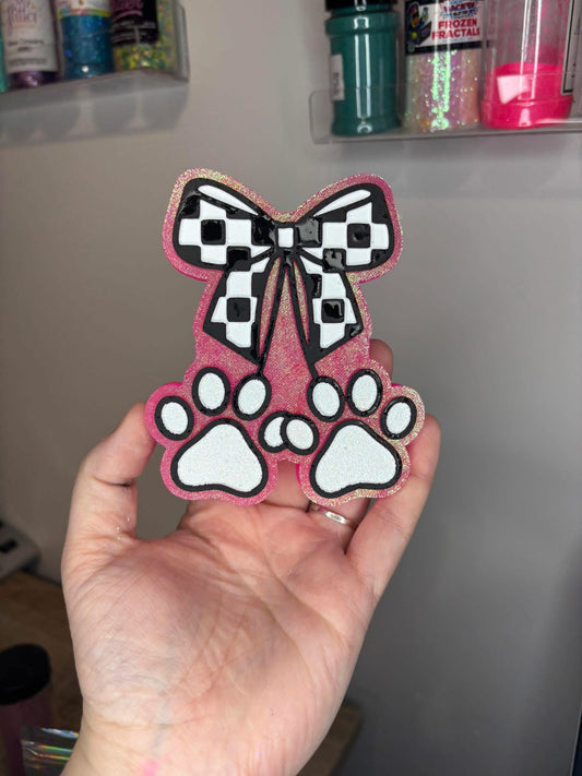 Paw Print Cherries Freshie Mold