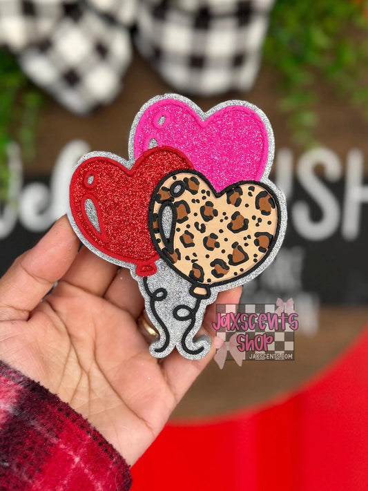 Valentine Balloons Freshie Mold