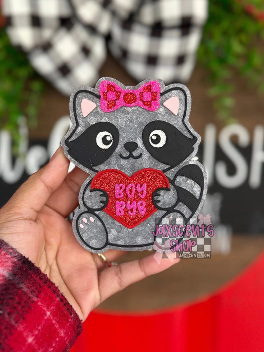 Boy Bye Raccoon Freshie Mold