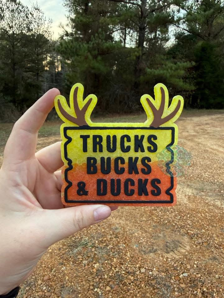 Trucks Bucks & Ducks Freshie Mold