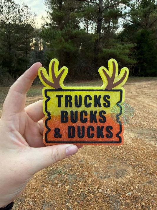 Trucks Bucks & Ducks Freshie Mold