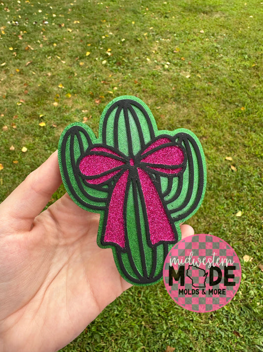 Cactus Bow Freshie Mold