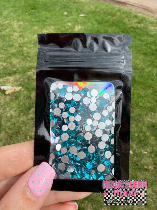 Azurite Flatback Rhinestones