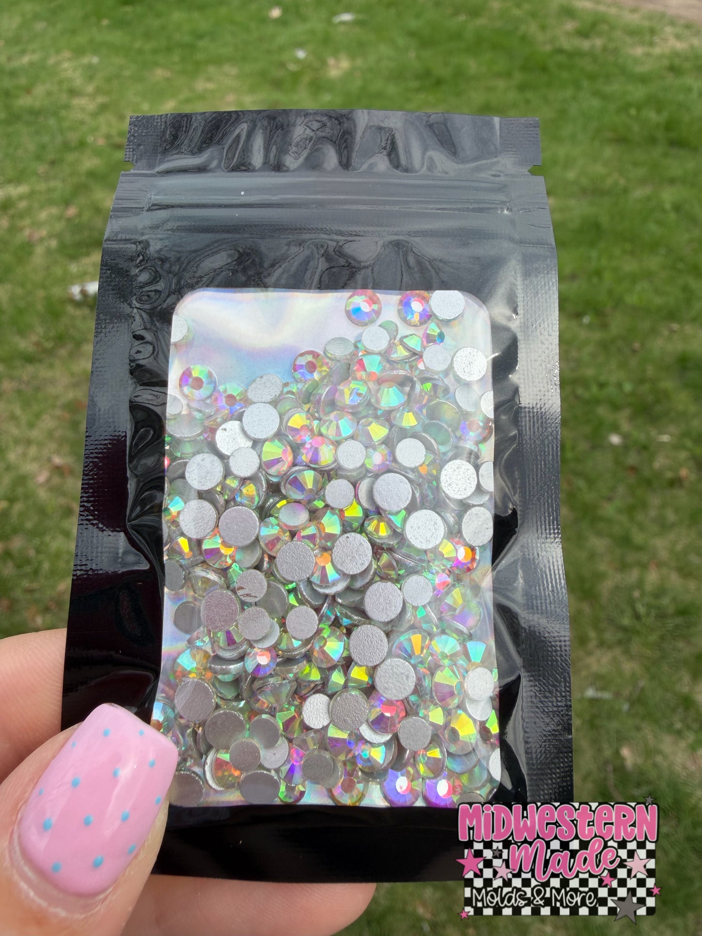 Aura Quartz Flatback Rhinestones