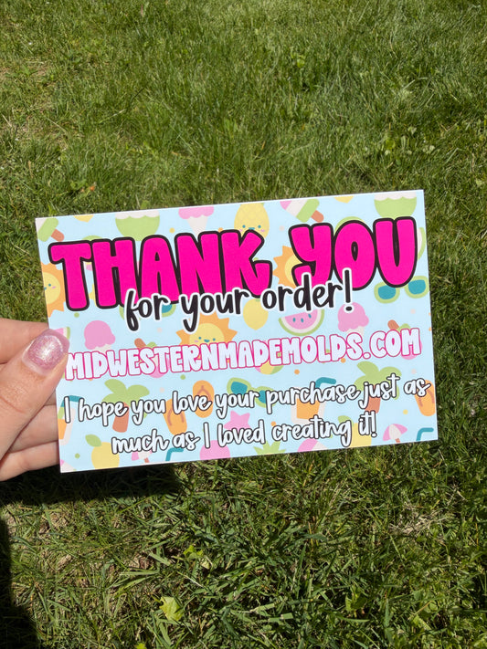 Summer Elements Custom Thank You Cards