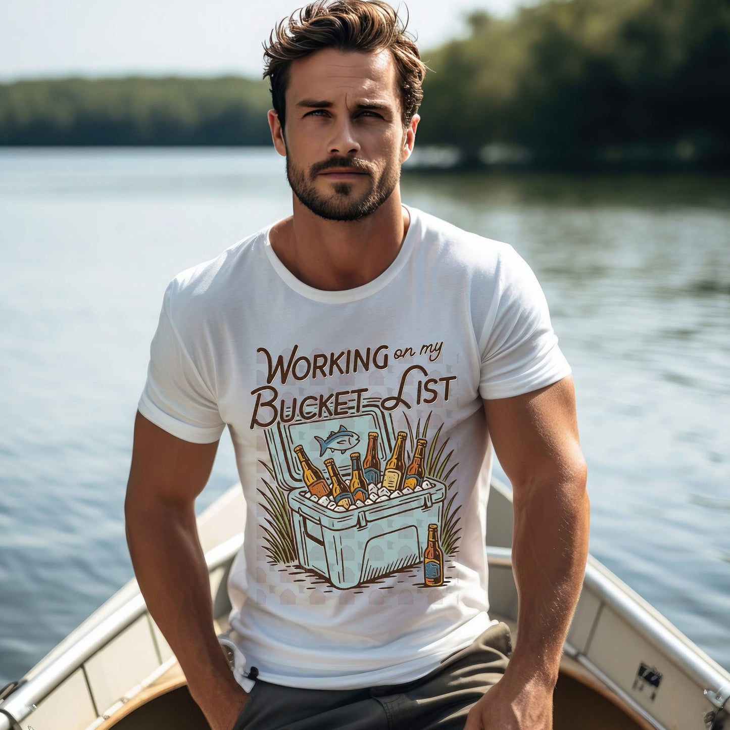 Working On My Bucket List Graphic Tee