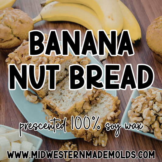 Banana Nut Bread Prescented Wax