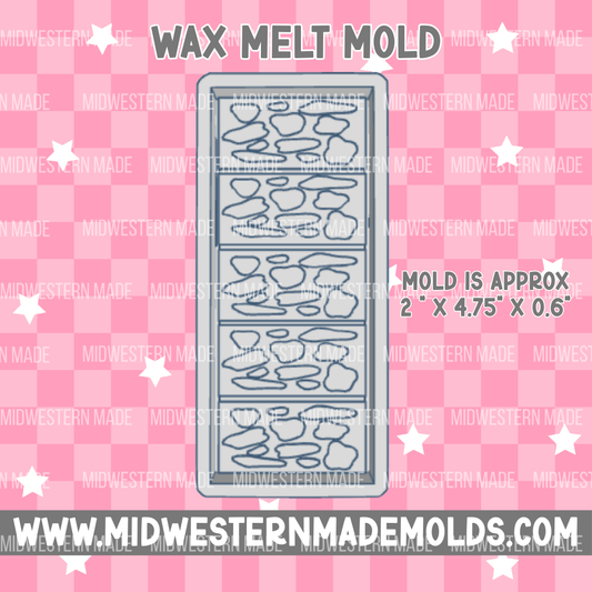 Cow Snap Bar Wax Melt Mold