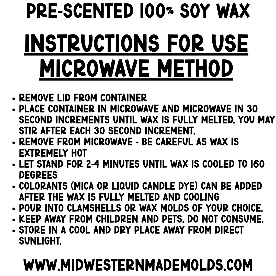 Cookies & Cream Prescented Wax