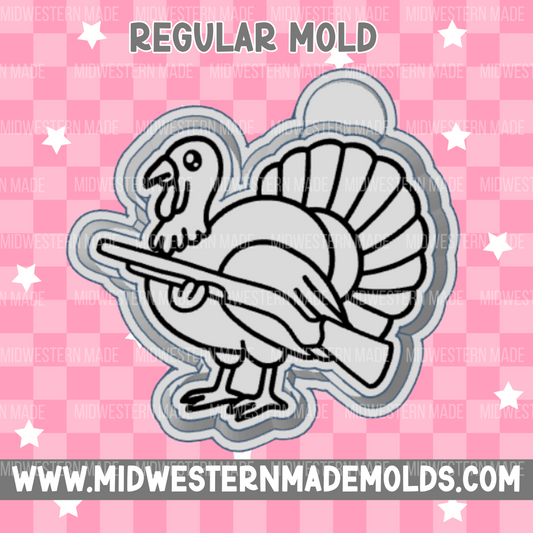 Hunting Turkey Freshie Mold