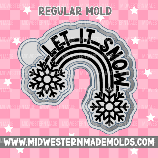 Let It Snow Freshie Mold