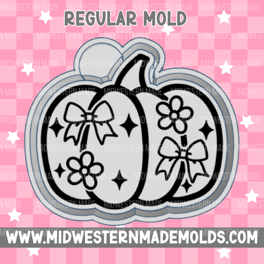 Pretty Pumpkin Freshie Mold