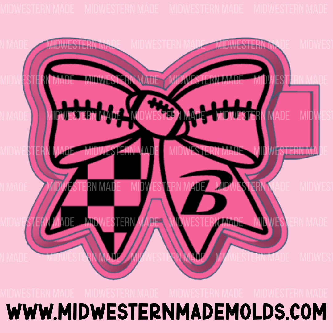 Ravens Football Bow Freshie Mold