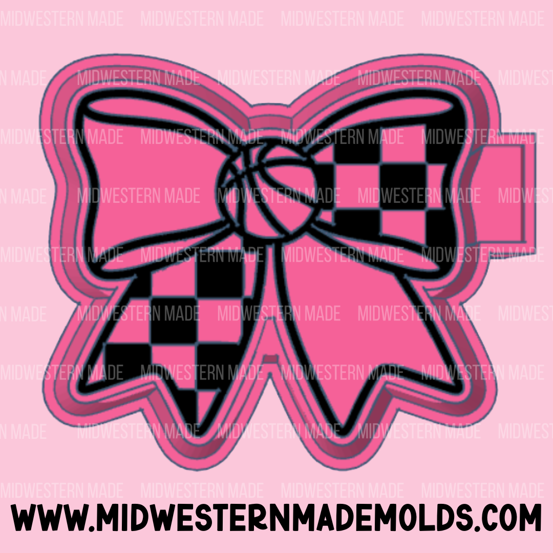 Basketball Bow Freshie Mold