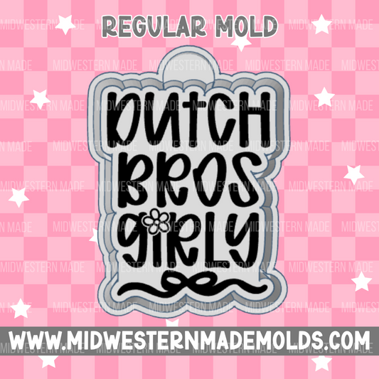 Dutch Bros Girly Freshie Mold