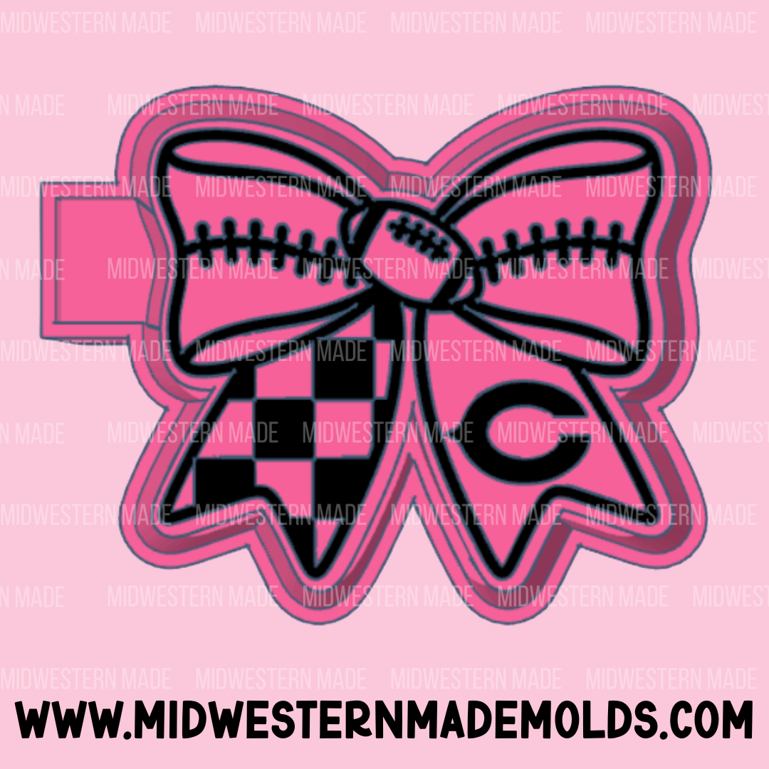 Chicago Football Bow Freshie Mold